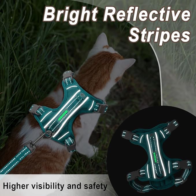 Cat Harness and Leash Set for Walking Escape Proof for Small Large cat Kitten - Image 4