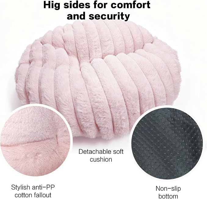 Hooded Cat Beds for Indoor Cats，Cozy Dog Cave Bed, Cozy Nook Dog Bed for Small - Image 5