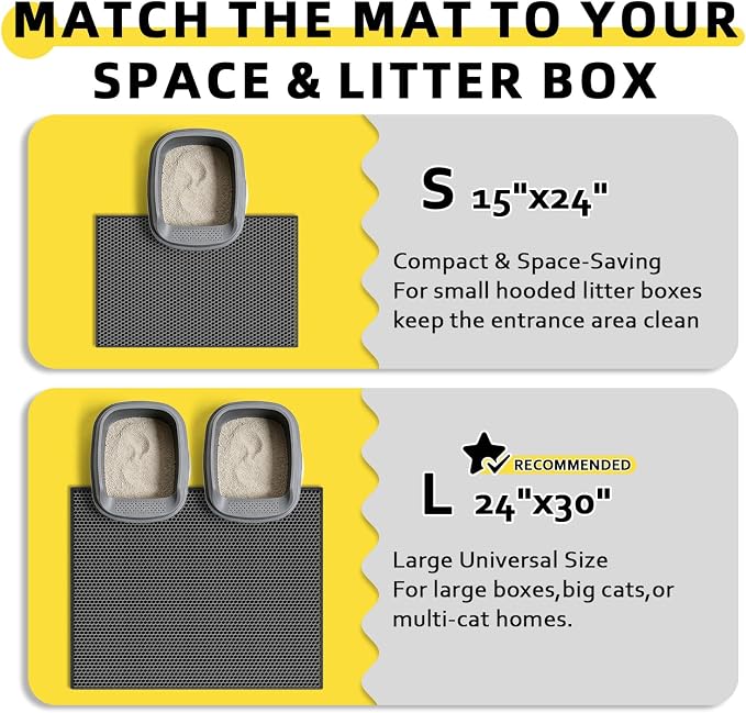 Cat Litter Mat, Waterproof/Urineproof, Scatter Control - Image 6