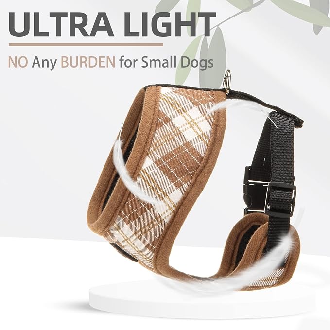 PUPTECK Soft Mesh Dog Harness and Leash Set Pet Puppy Cat Comfort Padded Vest - Image 5