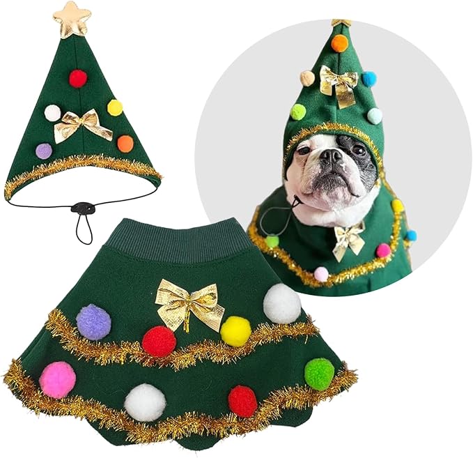 Christmas Pet Outfit，Custom Fit Holiday Clothes by dellastella