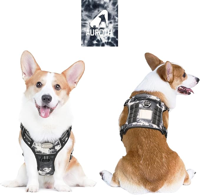 AUROTH Tactical Dog Harness for Small Medium Large Dogs - Image 2