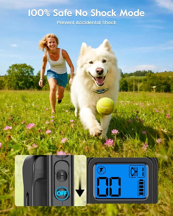 Dog Training Collar with Remote, 4200FT Electronic Dog Shock Collar with Beep - Image 6