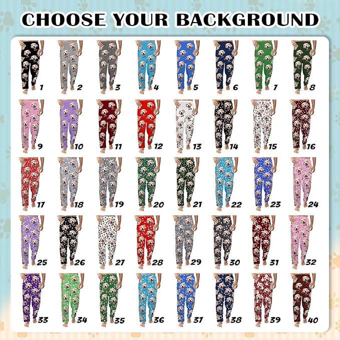 Artsadd Personalized Christmas Pajama Pants Socks - Image 2