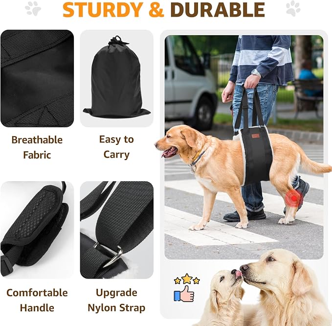 Adjustable Dog Lift Harness, Dog Sling - Image 9