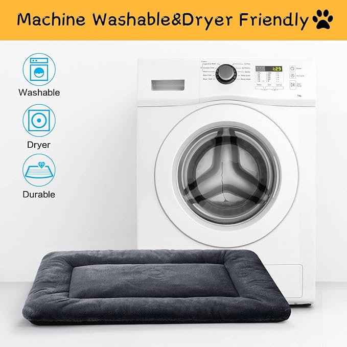 Dog Beds Crate Pad for Small Dogs Ultra Soft Dog Crate Bed Washable & Anti-Slip - Image 5