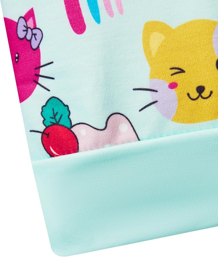RETSUGO Toddler Baby Girls Sweatshirts Casual Pullover Crewneck Winter Long - Image 5