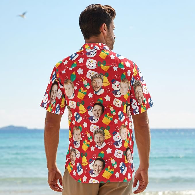 Custom Hawaiian Shirt with Face - Image 2