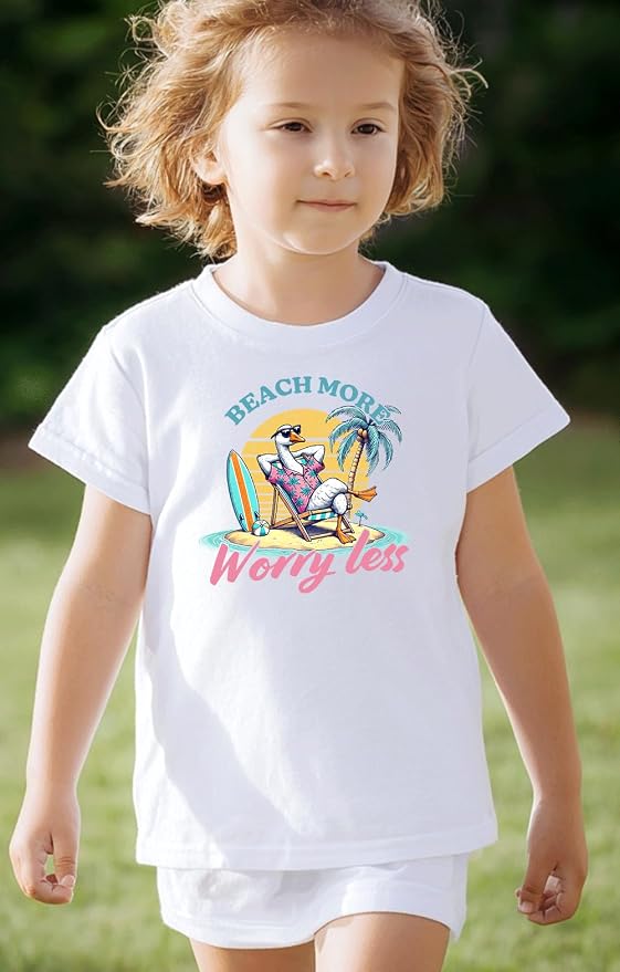 Kids Toddler Little Boys Girls T-Shirt Short Sleeve Funny Animals Graphic - Image 6