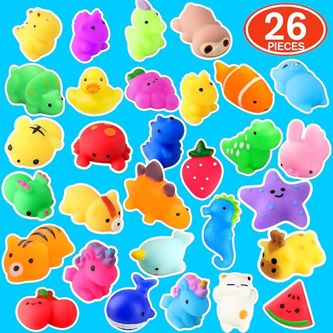 Squishies, 26 Pack Mochi Squishy Toys - Image 7