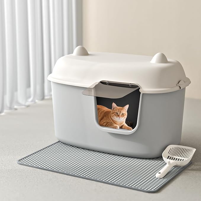 Oneluck Extra Large Cat Litter Box, 27.5inches Jumbo Litter Box by Oneluck
