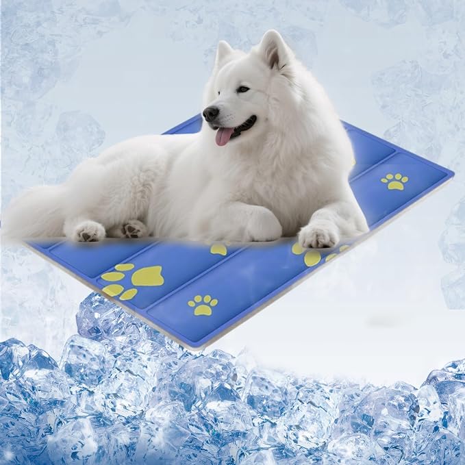 Dog Cooling Mat, Cooling Mat for Dogs & Cat, Provides Instant Relief for Small by Unknown