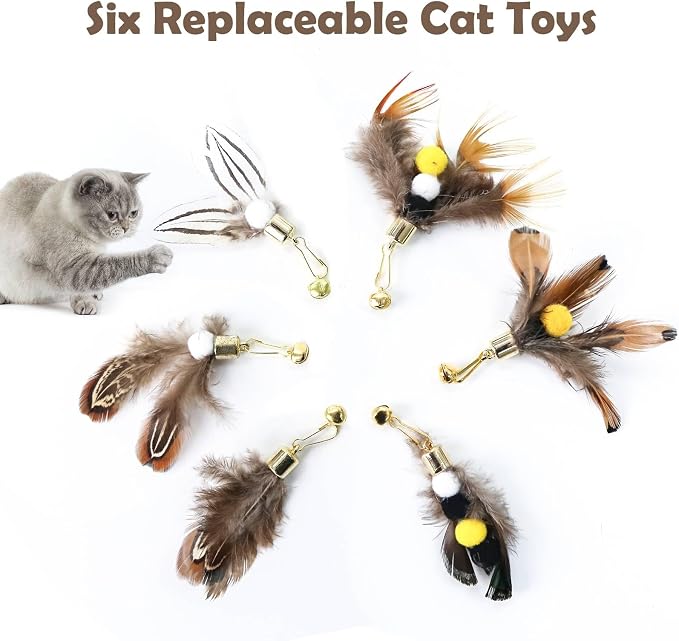 Cat Insect Feather Toys - Image 3