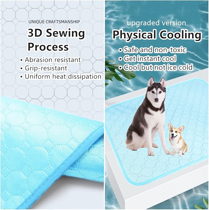 Mannice Dog Cooling Mat, Pet Cooling Mat - Image 2