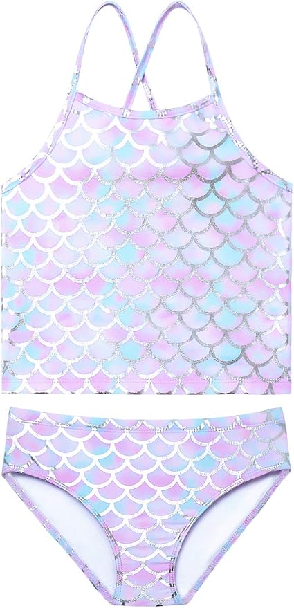 Jxstar Girls 2-Piece Bathing Suit Unicorn Swimsuits Swimwear Tankini by Jxstar