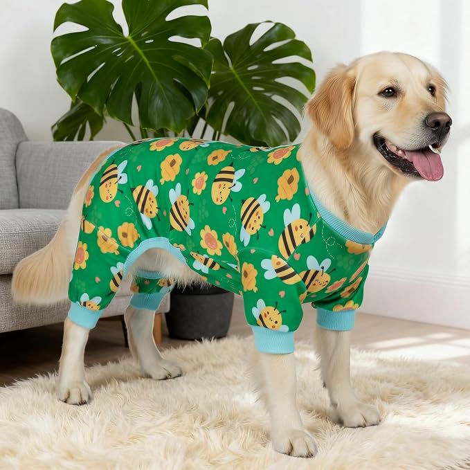 KYEESE Dog Pajamas Dog Pajamas Large Sized Dogs Stretchy Pets Pjs Velvet Pet - Image 4