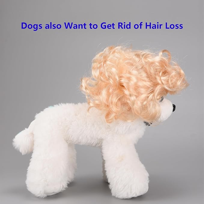 Funny Cosplay Wig for Dog, Headwear Apparel, Pet Costumes, Cat Dress up for - Image 5