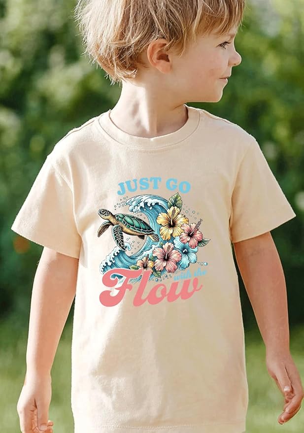 Kids Toddler Little Boys Girls T-Shirt Short Sleeve Funny Animals Graphic - Image 5
