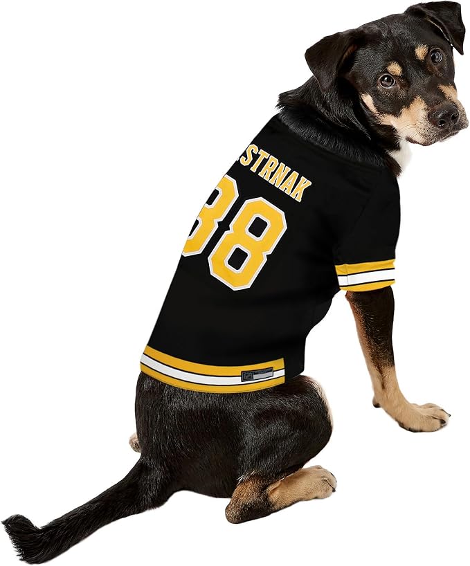 Pets First NHLPA David Pastrnak Mesh Dog & Cat Jersey, Boston Bruins Pasta-88 - Image 3