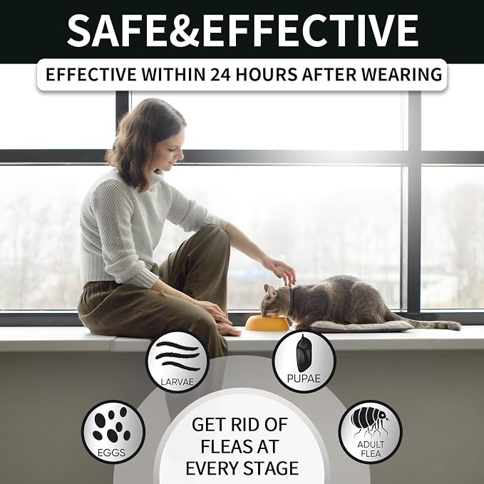 VICSOM 4 Pack Flea and Tick Collar - Image 3