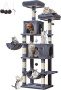 Taoqimiao Large Cat Tree，73-Inch Cat Tree Tower by Taoqimiao