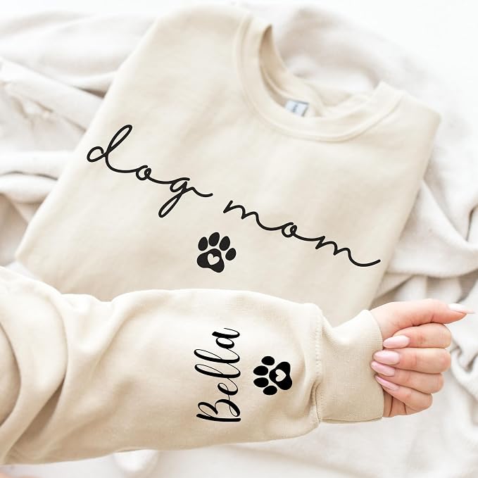 moonloom Dog Mom Sweatshirt, Animal Lover Gift, Custom crewneck - Image 5