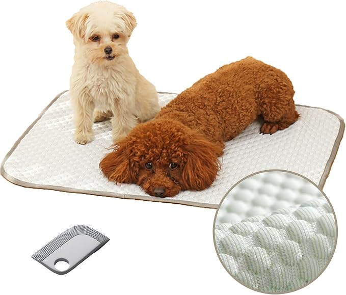 Trumoon Cooling Mat for Dogs and Cats, Pet 3D Pebble Cooling Blanket for Indoor by Trumoon