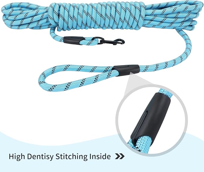 Long Dog Leash for Training 15Ft-Reflective Nylon Rope - Image 5