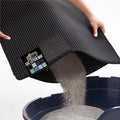 GORILLA GRIP Honeycomb Cat Litter Box Mat, Two Layer Trapping Waste Mats by GorillaGrip