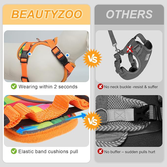 BEAUTYZOO Escape Proof Cat Harness and Leash - Image 5