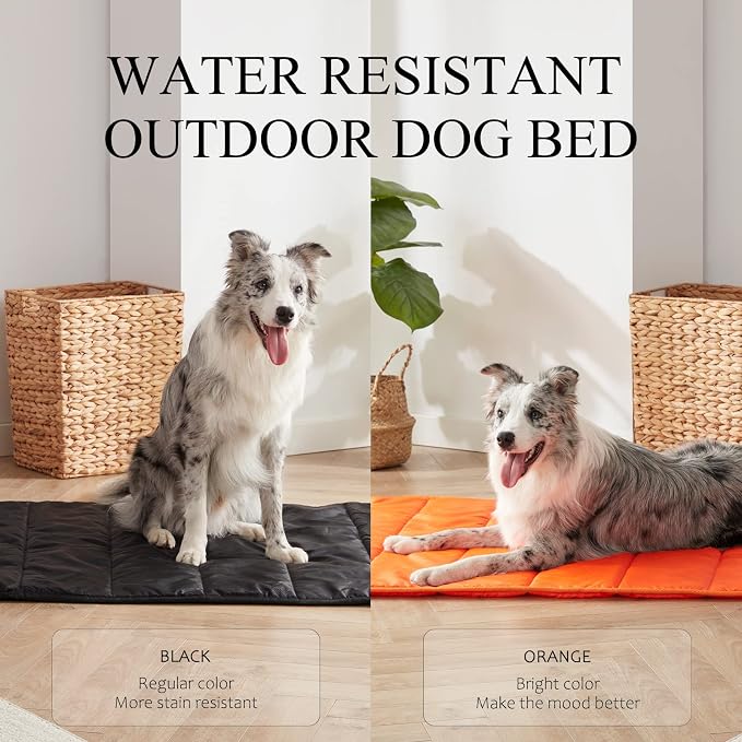 BDEUS 43x25In Large Size Outdoor Dog Bed, Waterproof & Portable Camping Travel - Image 7