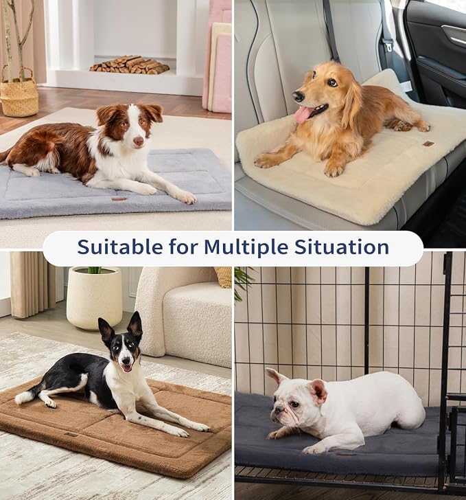 MADE 4 PETS Dog Crate Pad Bed for Large Dogs, Washable & Reversible, Anti-Slip - Image 4