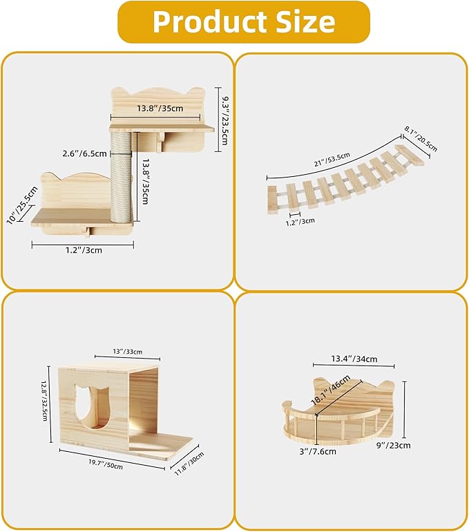 Cat Wall Shelves, Cat Shelves and Perches - Image 2