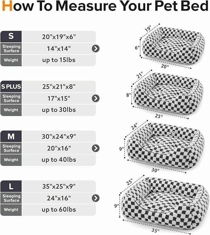 JOEJOY Dog Beds for Small Dogs -Cute Cat Beds for Indoor Cats Calming Pet Beds - Image 6