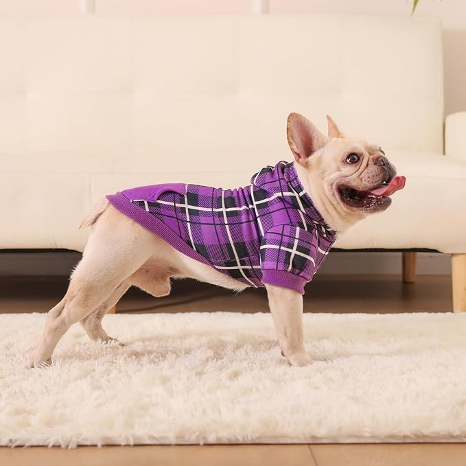 EXPAWLORER Plaid Dog Hoodie - Image 8