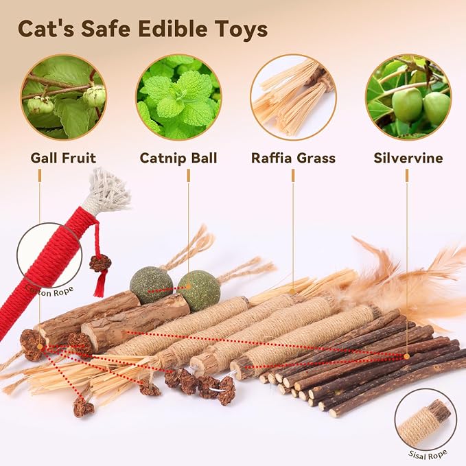 Kyouki Cat Toys Cat Chew Toys, Kitten Dental Care, Kitty - Image 6