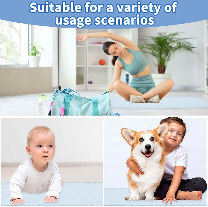 Dog Cooling Mat, Durable Machine Washable Pets Cool Pad - Image 3