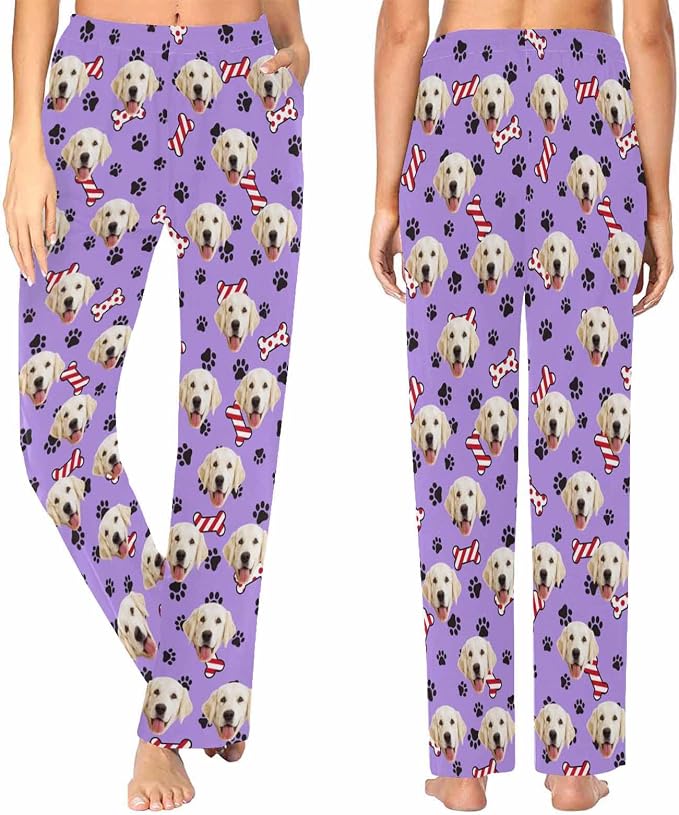 Custom Face Pajamas Pants Personalized Nightwear Bottoms - Image 2