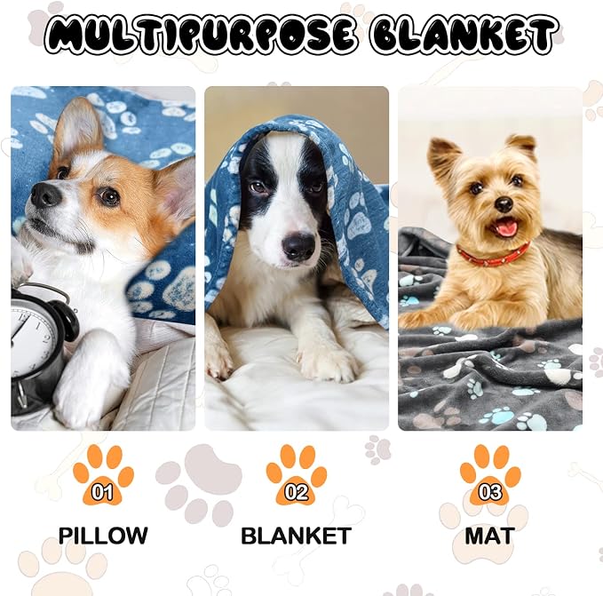 Rezutan Premium Dog Blankets for Large Dogs & Cat Flannel Blanket Washable - Image 8