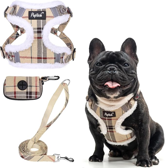 PUPTECK Dog Harness and Leash Set Medium Sized, Step in No Pull Adjustable by PUPTECK