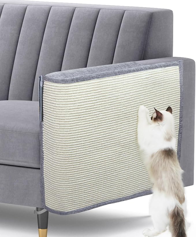 Upgraded Cat Scratch Furniture Protector, Cat Scratch Sofa Arm Sheild by Oroonoko