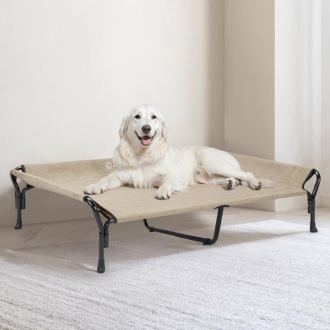 Veehoo Cooling Elevated Dog Bed, XL Raised Pet Cot - Image 7