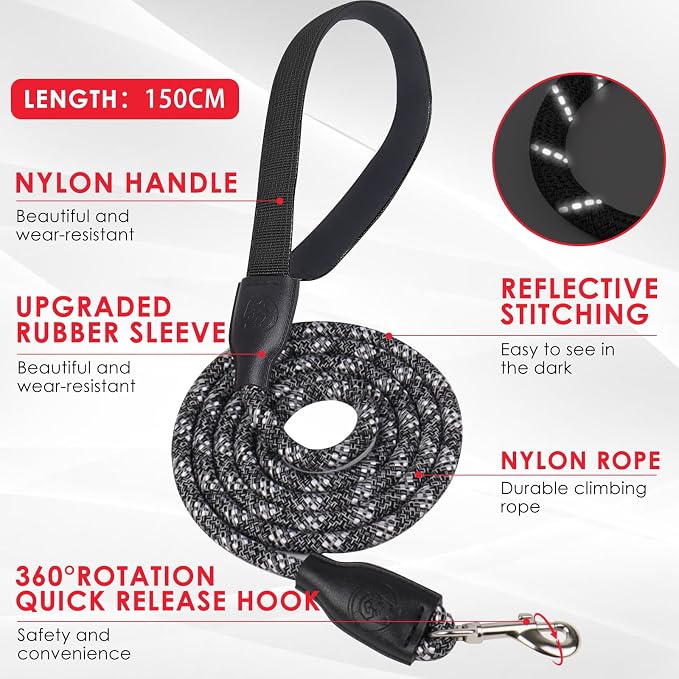 Dog Harness and Leash Set, No Pull Saddle Style Pet Harness, Breathable Mesh - Image 3