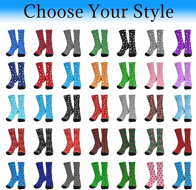Artsadd Personalized Christmas Pajama Pants Socks - Image 3