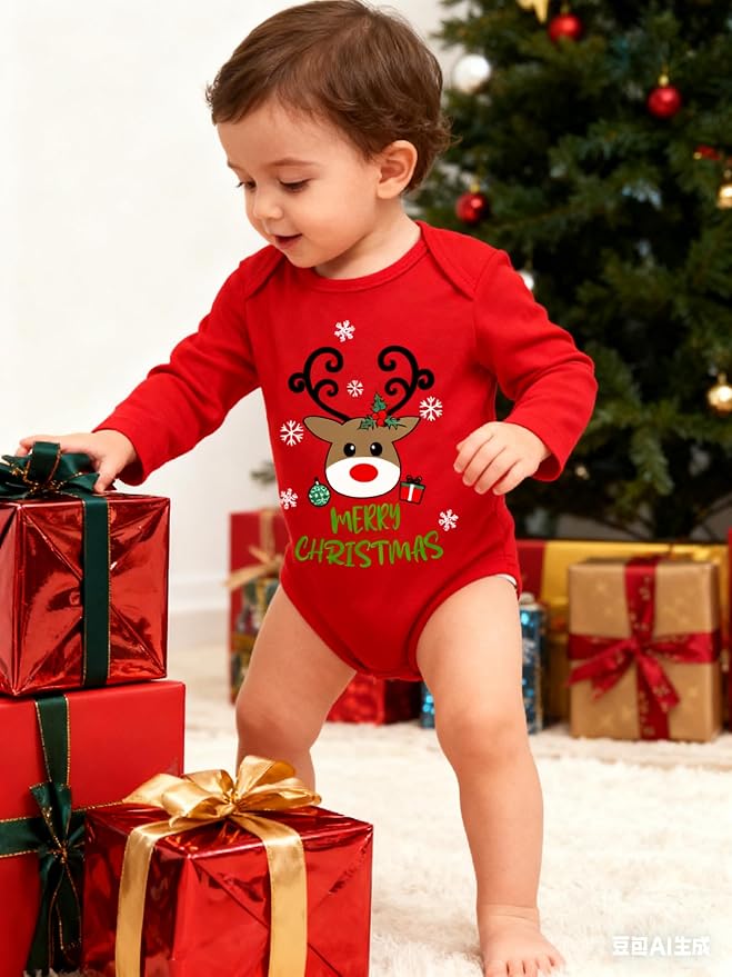 UNIFACO Unisex Baby Funny Saying Outfit Short and Long Sleeve Bodysuits Romper - Image 2