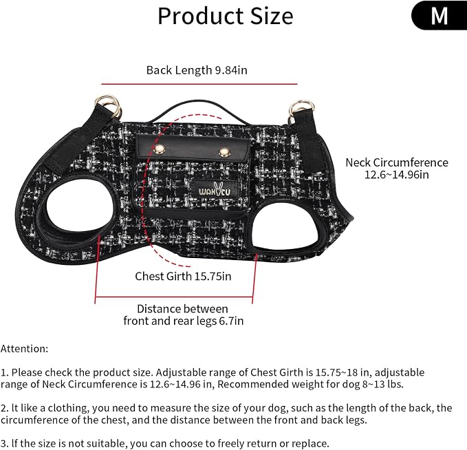 Dog Lift Harness Dog Carrier Dog VES Harness Adjustable Dog Leash - Image 8