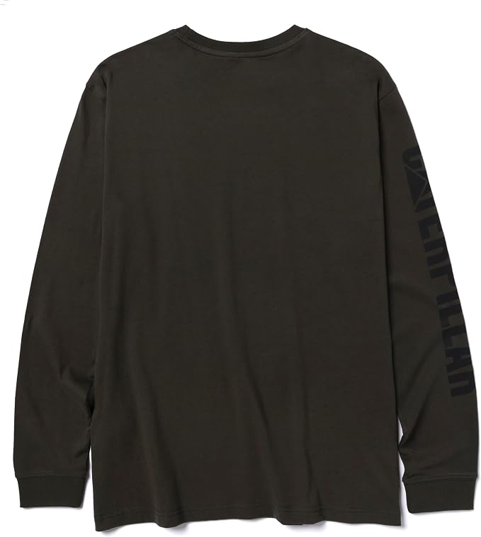 Caterpillar Trademark Banner Long Sleeve Tee Shirts - Image 2