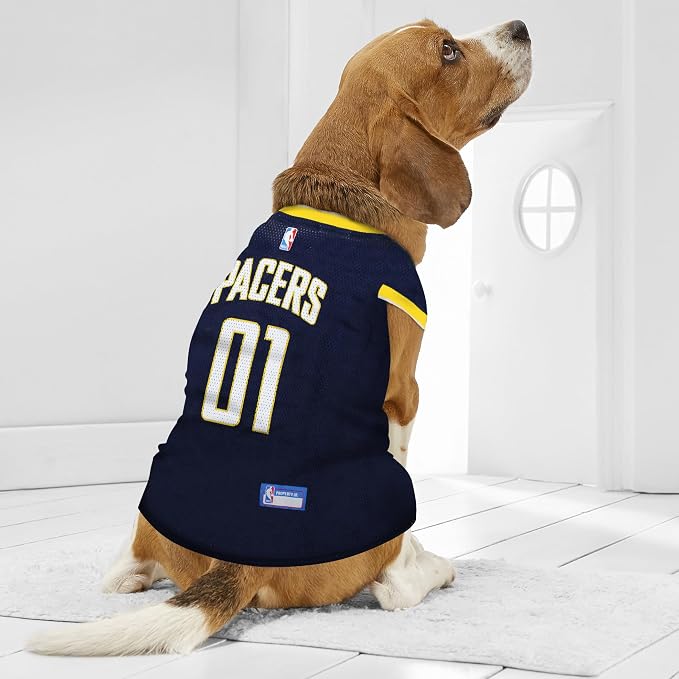Pets First NBA INDIANA PACERS DOG Jersey, Large - Image 2
