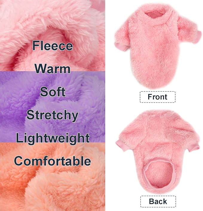 Dog Sweater, 3 Pack Dog Sweaters - Image 3