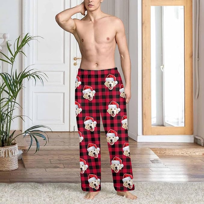 Custom Couple Pajama Pants Sock - Image 4